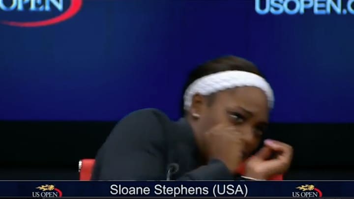 Watch: Sloane Stephens Freaks Out Over a Bug at Press Conference Watch: Sloane Stephens Freaks Out Over a Bug at Press Conference