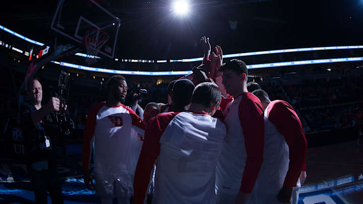 Dayton fan dies at A-10 tournament after medical emergency Dayton fan dies at A-10 tournament after medical emergency