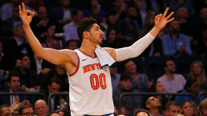 Knicks' Enes Kanter Was Stripped of His Twitter Verification and Wants to Know Why