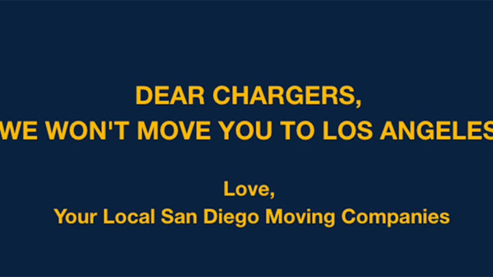 San Diego moving companies pledge they won't help the Chargers move to L.A.