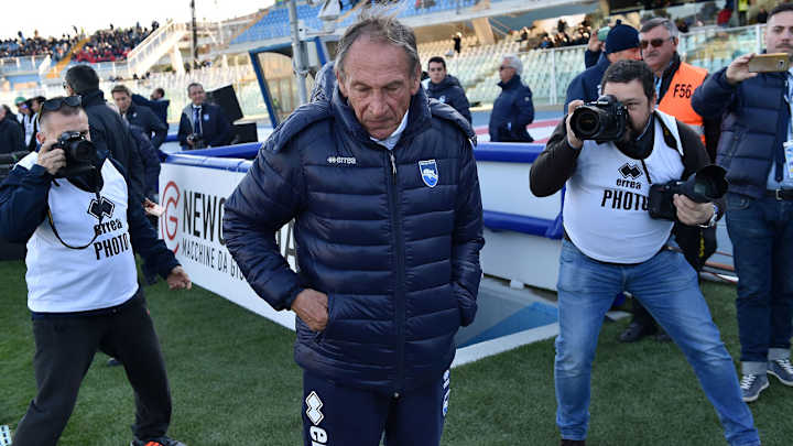Zemanlandia returns for Pescara with club facing dire times in Serie A