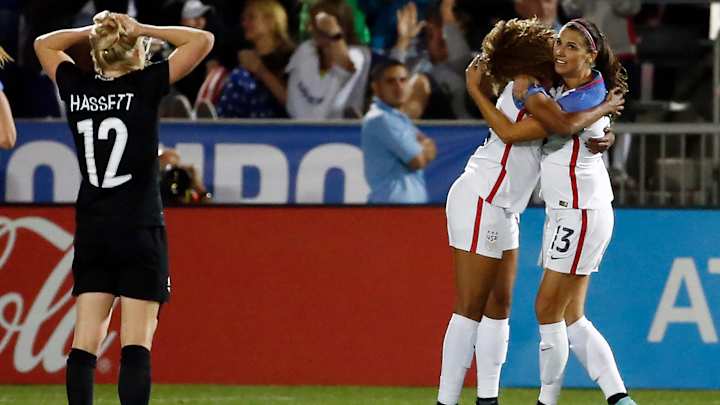 Watch: Alex Morgan Scores Twice as USWNT Cruises Past New Zealand 5-0