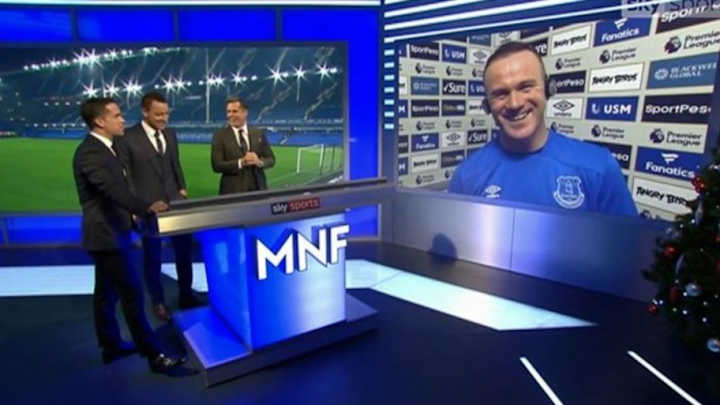 VIDEO: Jamie Carragher Hits Wayne Rooney Where it Hurts in Public Trolling - His Hairline