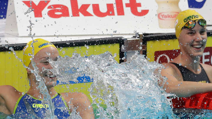 Sjostrom wins 50 fly, sets word record in 50 free at worlds