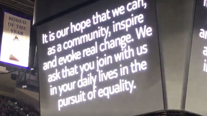 Watch: Spurs Show Video Message Promoting Fighting for Equality After National Anthem