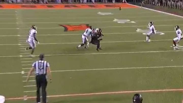 Watch: Targeting Call Negates Oklahoma Interception, Keeps Oklahoma State Alive