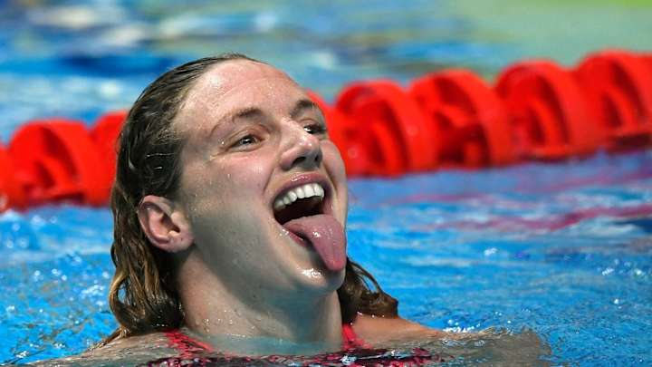 The Iron Lady makes a huge splash - in and out of the pool