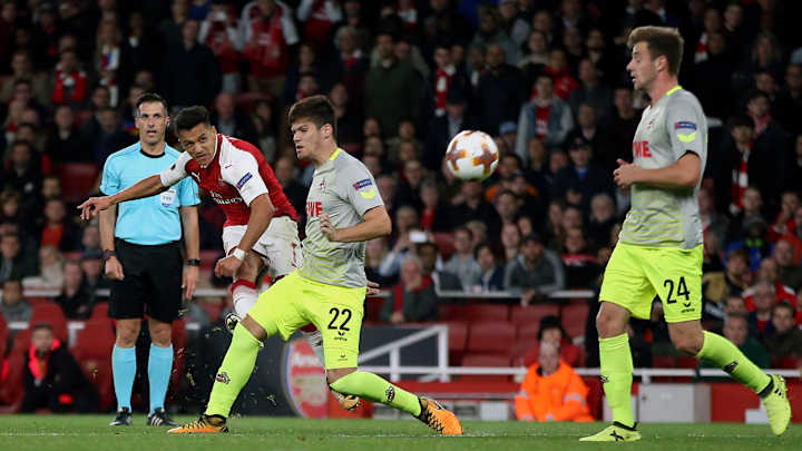 WATCH: Alexis Sanchez Scores on Sensational Europa League Curler for Arsenal WATCH: Alexis Sanchez Scores on Sensational Europa League Curler for Arsenal