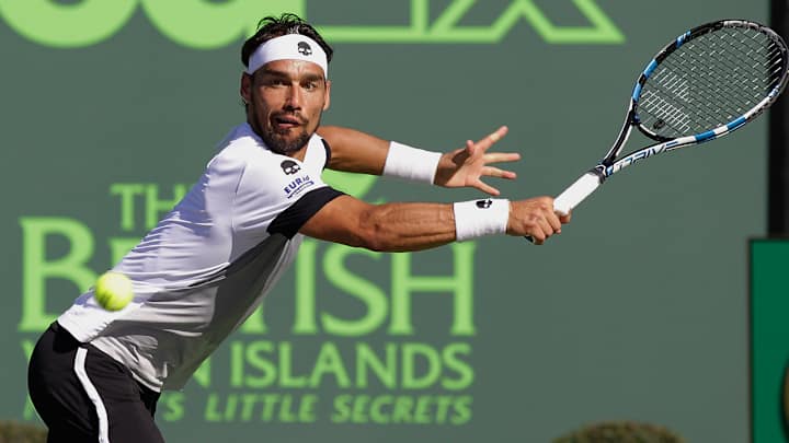 Unseeded Fabio Fognini reaches Miami Open semifinals