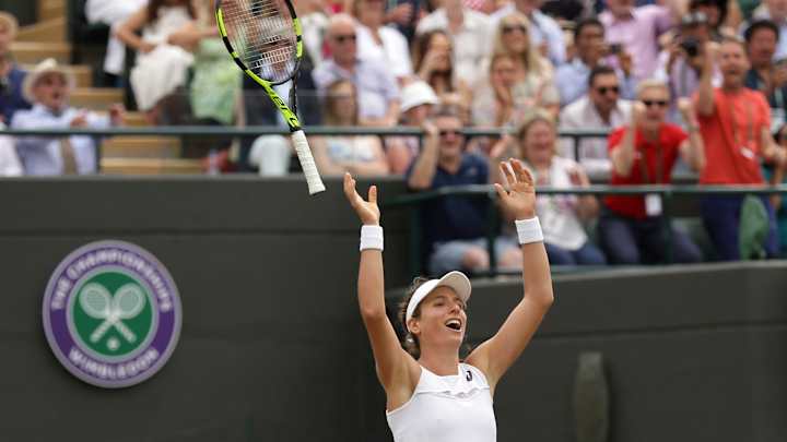 Fans on Henman Hill watch Murray and Konta at Wimbledon