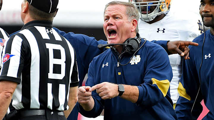 Brian Kelly Blames Fundraising In Part For Notre Dame's Struggles Last Year Brian Kelly Blames Fundraising In Part For Notre Dame's Struggles Last Year