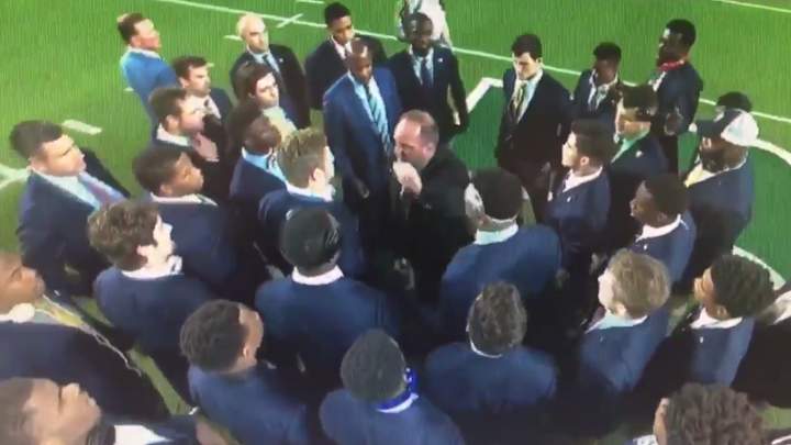 Watch: Notre Dame Defensive Coordinator Gives Epic Pump-Up Speech Before Miami Game Watch: Notre Dame Defensive Coordinator Gives Epic Pump-Up Speech Before Miami Game