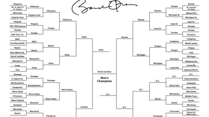 Obama picks North Carolina men, UConn women in NCAA tourney Obama picks North Carolina men, UConn women in NCAA tourney