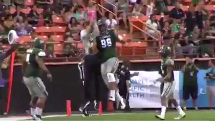 Traina Thoughts: The Most Painful Chest-Bump Celebration Ever