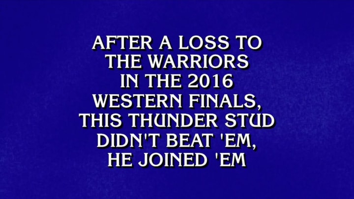 ‘Jeopardy!’ takes a swipe at Kevin Durant before Game 5