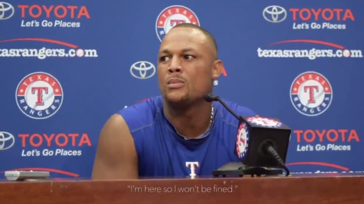 Adrian Beltre Impersonates Marshawn Lynch In Press Conference After 3,000th Hit