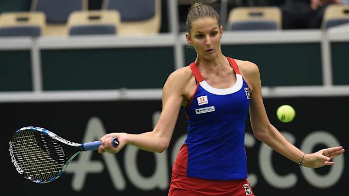 Pliskova tops Arruabarrena; Spain, Czechs level in Fed Cup Pliskova tops Arruabarrena; Spain, Czechs level in Fed Cup