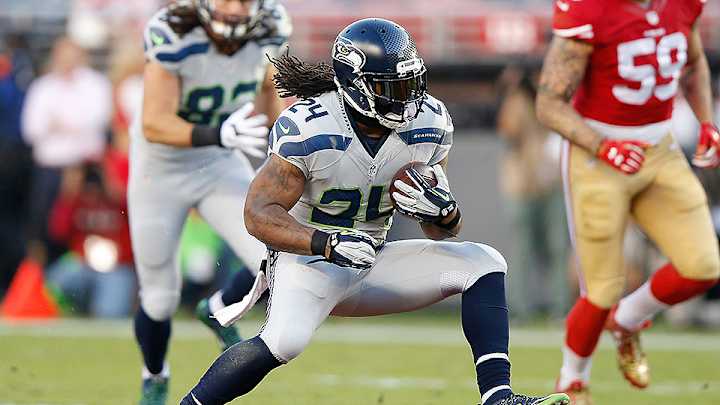 Seahawks RB Marshawn Lynch out for Sunday's game vs. Vikings Seahawks RB Marshawn Lynch out for Sunday's game vs. Vikings