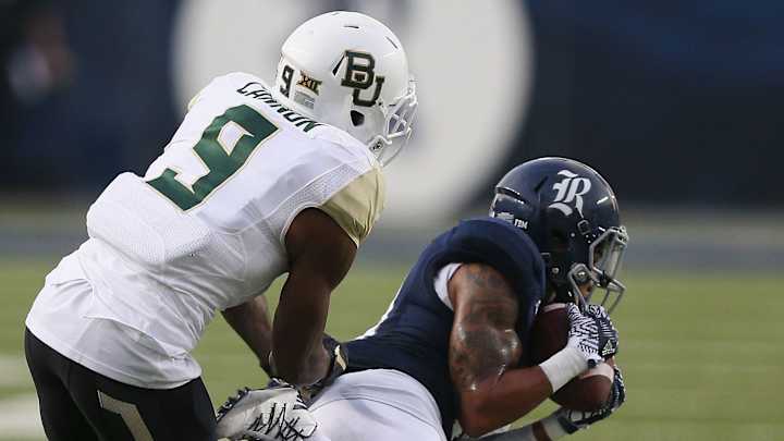 Rice halftime show makes reference to Baylor rape scandal (photos)