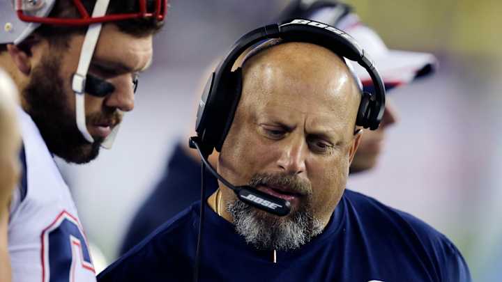 Patriots part ways with offensive line coach Dave DeGuglielmo