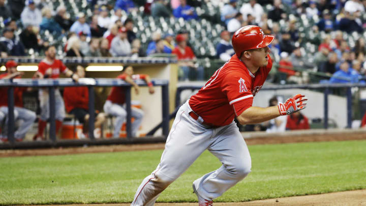 Trout triples and homers, Angels beat Brewers 7-3