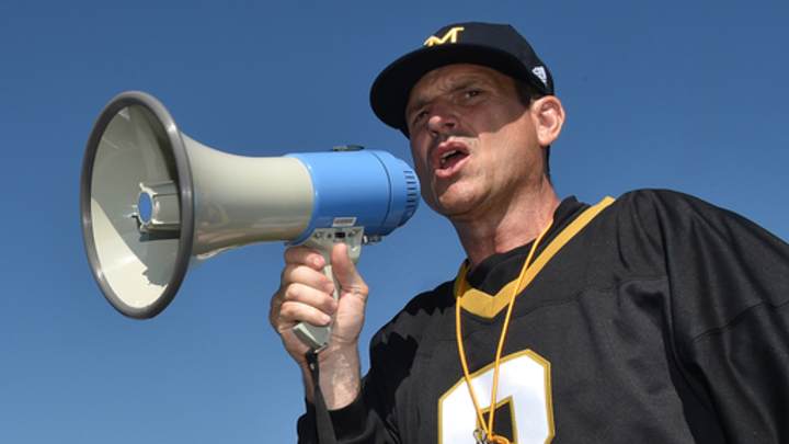 Harbaugh's Q Score soars past Saban's with target audience