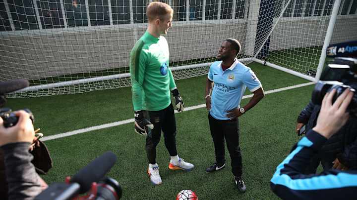 Watch: Kevin Hart beats Man City's Joe Hart on a penalty kick (again)