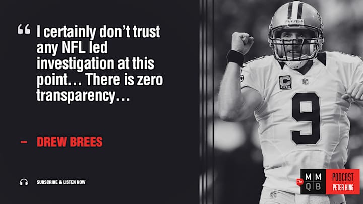 Drew Brees Talks NFL Investigations, Flag Football Coaching and Self-Reporting Concussions