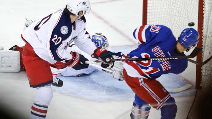 Stepan lifts Rangers over Blue Jackets 2-1 in Staal's debut