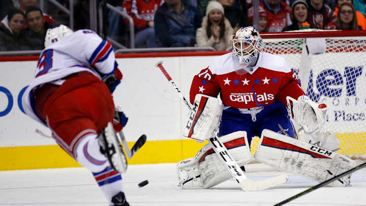 Holtby leaves Capitals' game vs. Rangers with dehydration