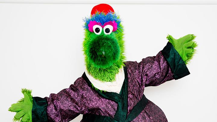 Phillie Phanatic auditions for SI Swimsuit Phillie Phanatic auditions for SI Swimsuit