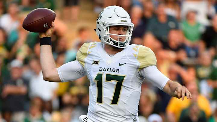 Russell throws 3 TD passes, No. 21 Baylor beats Rice 38-10