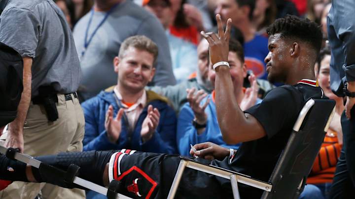 Nuggets rally for win after Bulls lose Butler to injury