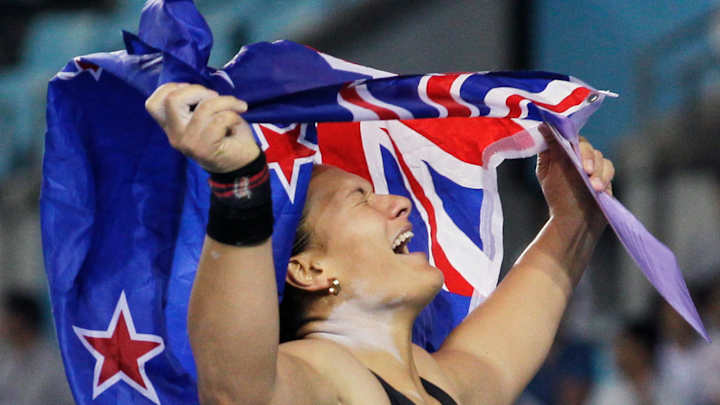 Shot putter Val Adams aims for rare Olympics treble