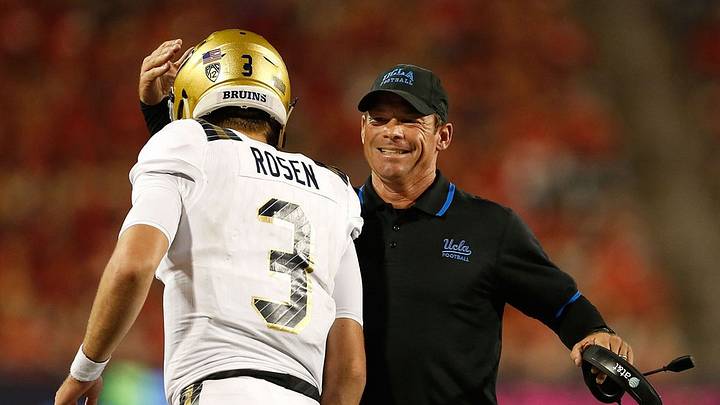 What's new in Westwood? UCLA's Jim Mora talks about offense and why QB Josh Rosen is a next-level talent