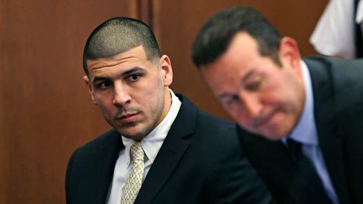 Aaron Hernandez in court for 2012 drive-by shootings