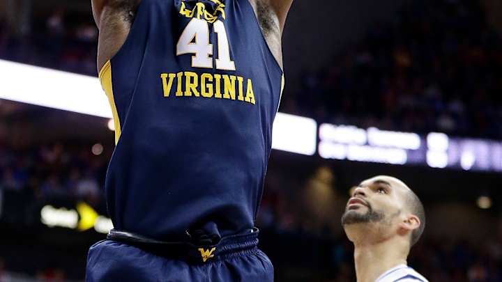 WVU's goggled junior Devin Williams has opened some eyes