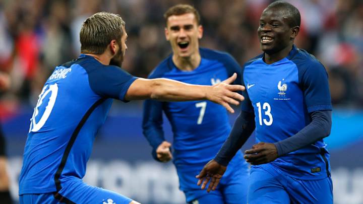 Watch: Leicester's N'Golo Kante scores first goal for France