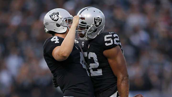 Raiders QB Derek Carr looks for success vs. Chiefs