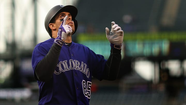 Watch: Rockies rookie Stephen Cardullo homers twice in birthday doubleheader