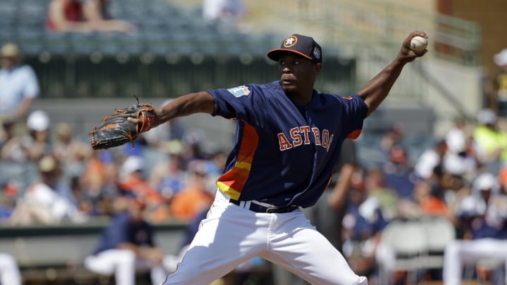 Nationals score three off McHugh, beat Astros 6-4 Nationals score three off McHugh, beat Astros 6-4