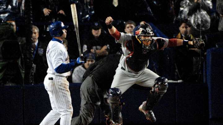 You'll never believe who was in attendance when Carlos Beltran struck out 10 years ago