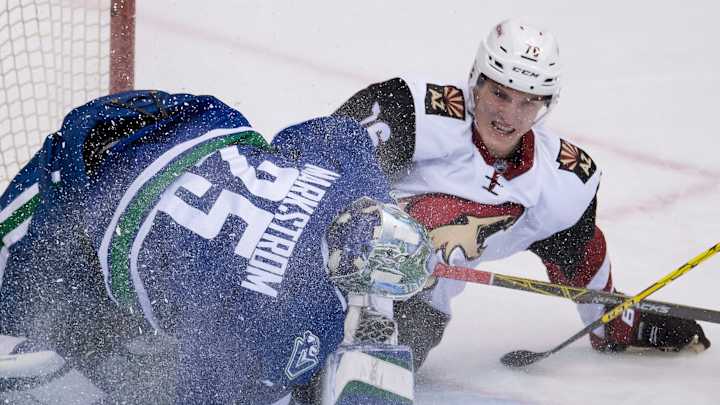 Coyotes assign forward Laurent Dauphin to Springfield