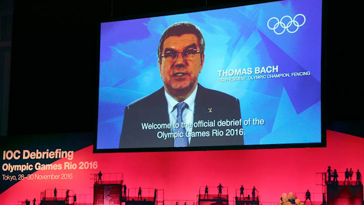 Trump speaks with Bach to express support for LA Olympic bid Trump speaks with Bach to express support for LA Olympic bid