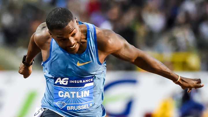 By day, he's Justin Gatlin. By race, he's alter ego 'J Gat'