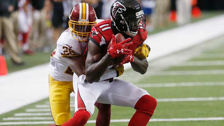 Falcons WR Jones expected to be full strength for opener Falcons WR Jones expected to be full strength for opener