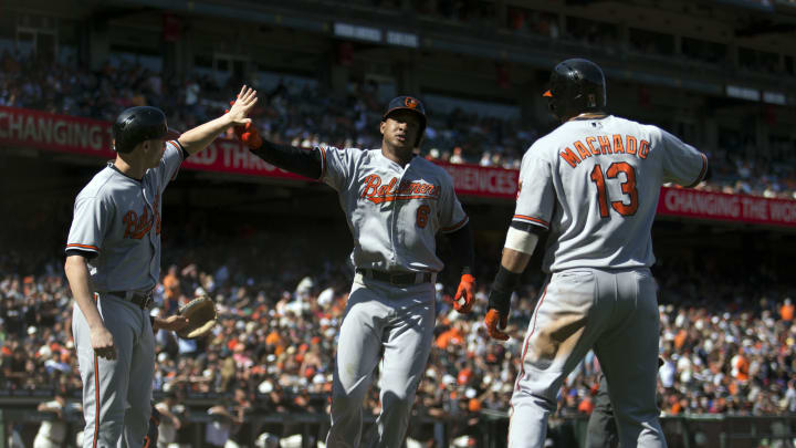 Schoop homers, O's overcome 6-run deficit to beat Giants 8-7