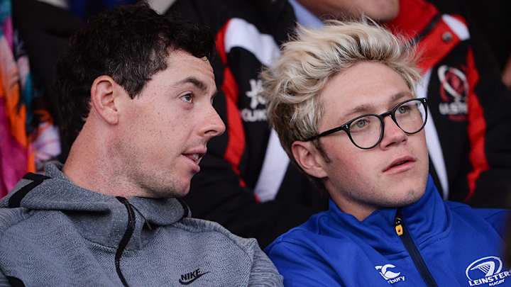 Rory McIlroy and Niall from One Direction watch rugby: A Photo Essay