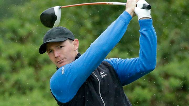 Haas on a major leaderboard, even if he's not in contention
