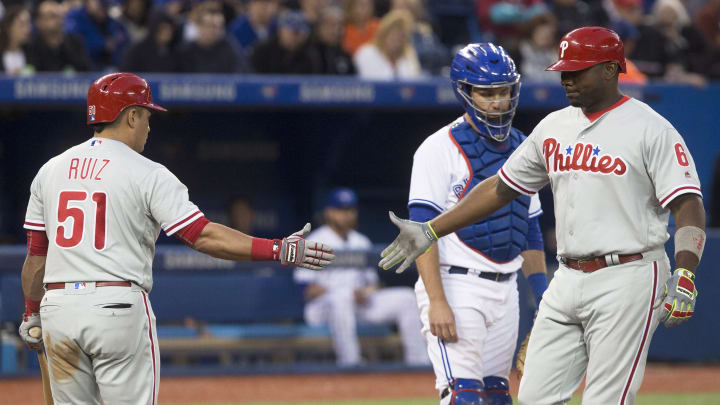 Howard, Herrera, Eickhoff lead Philies past Blue Jays 7-0